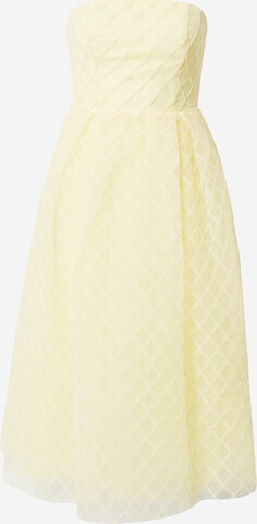 True Decadence Cocktail Dress in Yellow: front