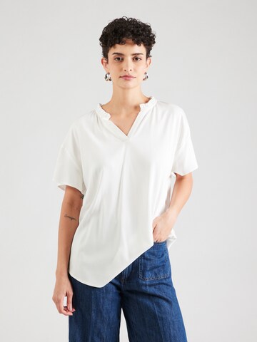 Camicia da donna 'JUSTINA' di Fransa in bianco: frontale