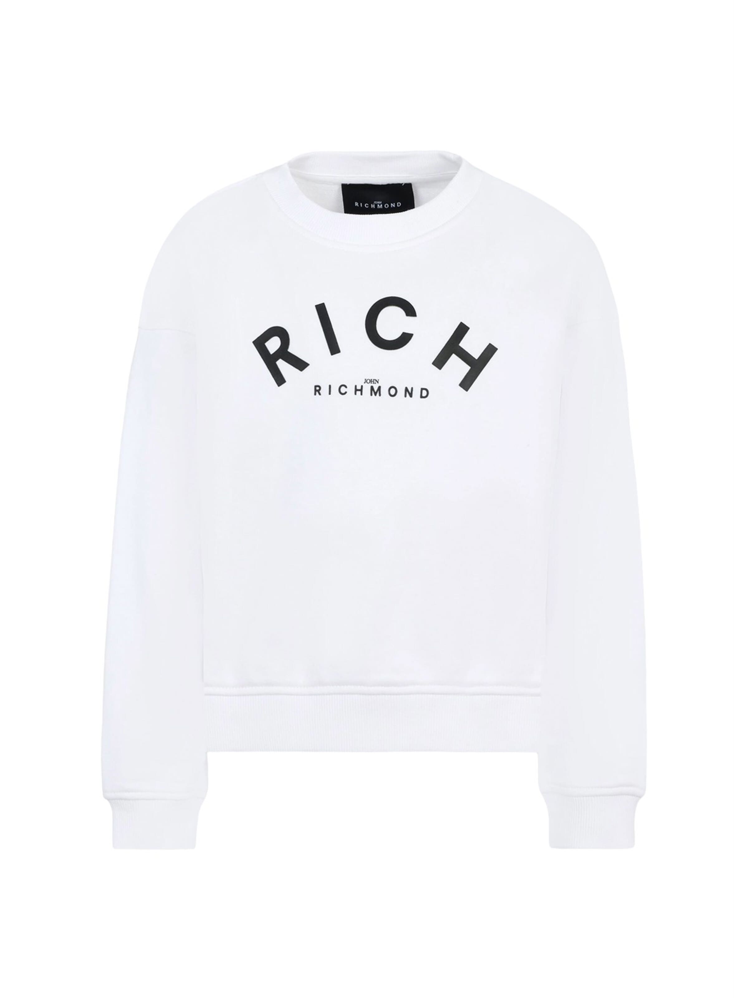 John Richmond - Sudadera en blanco: frente