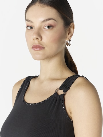 KOROSHI - Vestido de malha em preto