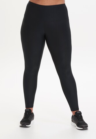 Q by Endurance Skinny Leggings 'Jalon' in Blauw: voorkant