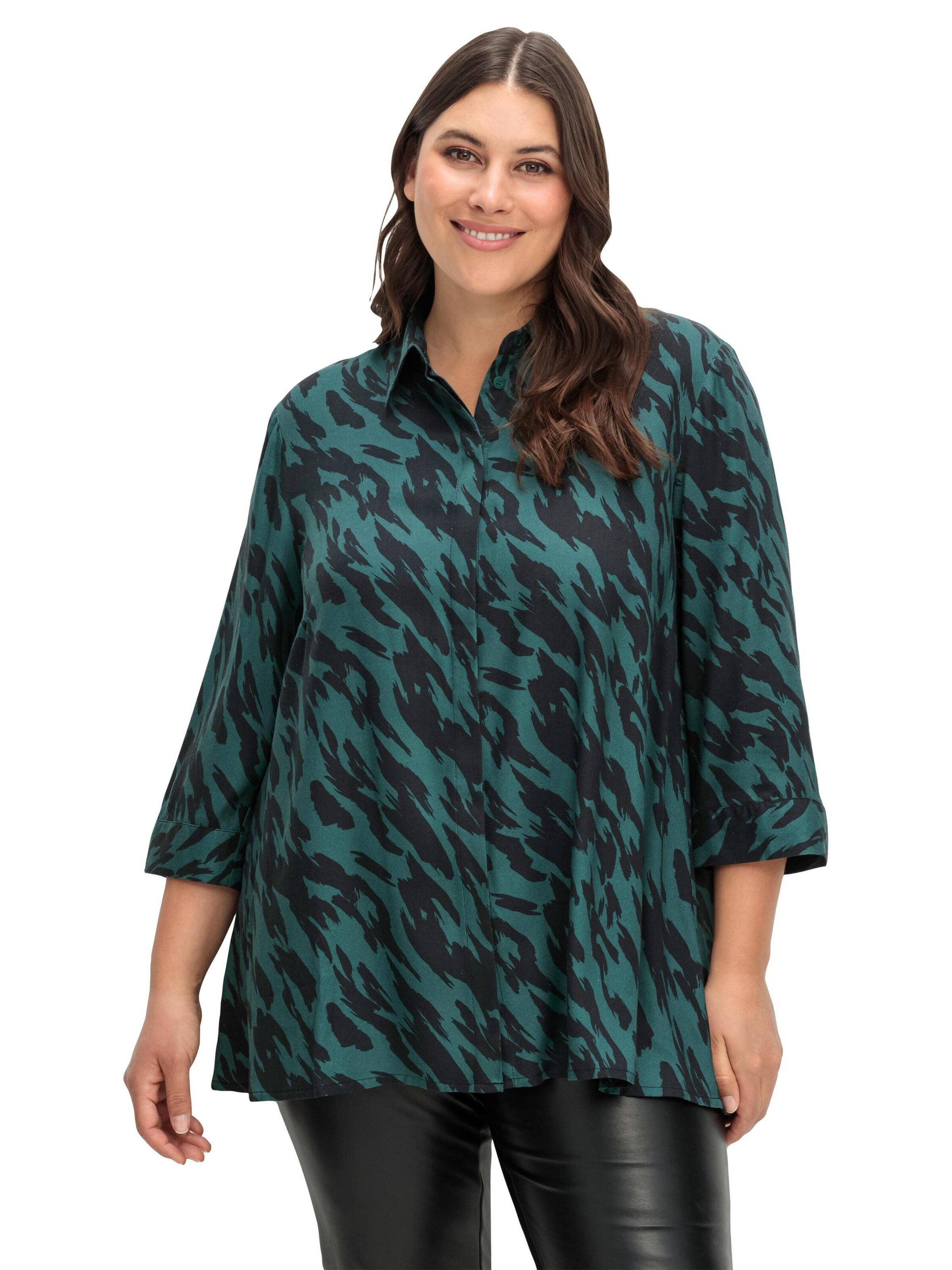 SHEEGO Blúz - zöld: elől