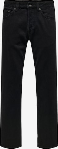 Only & Sons Обычный Джинсы 'ONSEDGE' в Черный: спереди
