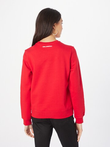 Karl Lagerfeld Sweatshirt in Red