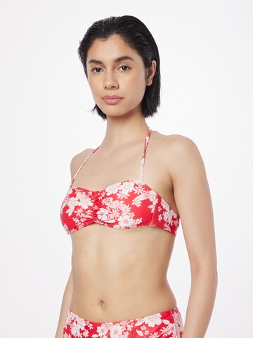 BeckSöndergaard Bustier Bikinitop  'Anuhea' in Rot: predná strana