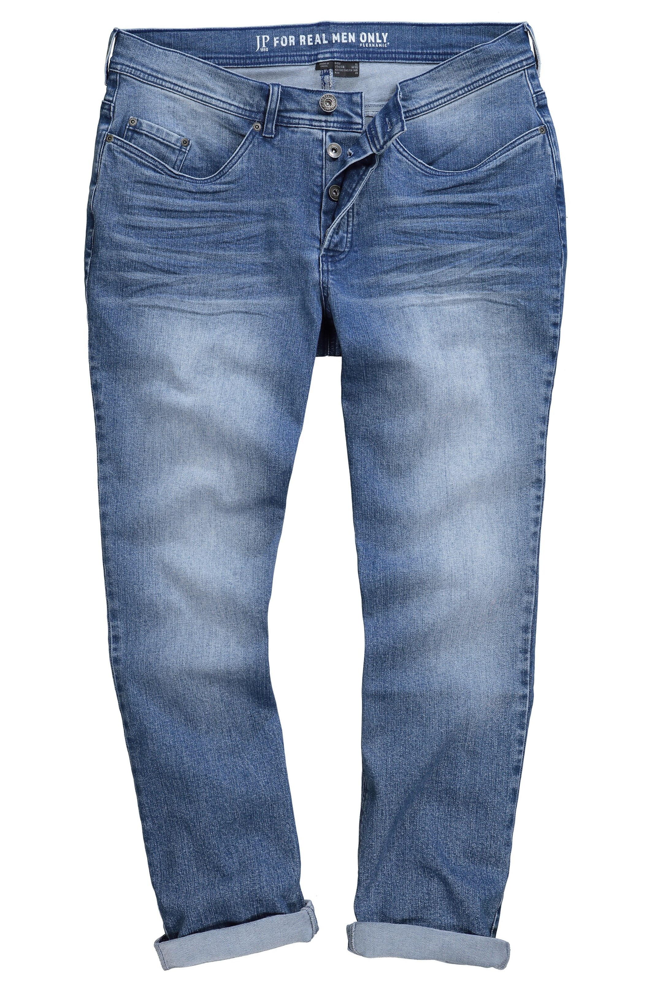 JP1880 Regular Jeans in Blauw: voorkant