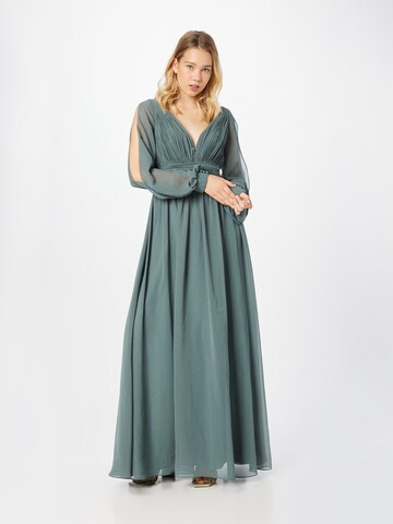 mascara Evening Dress in Green