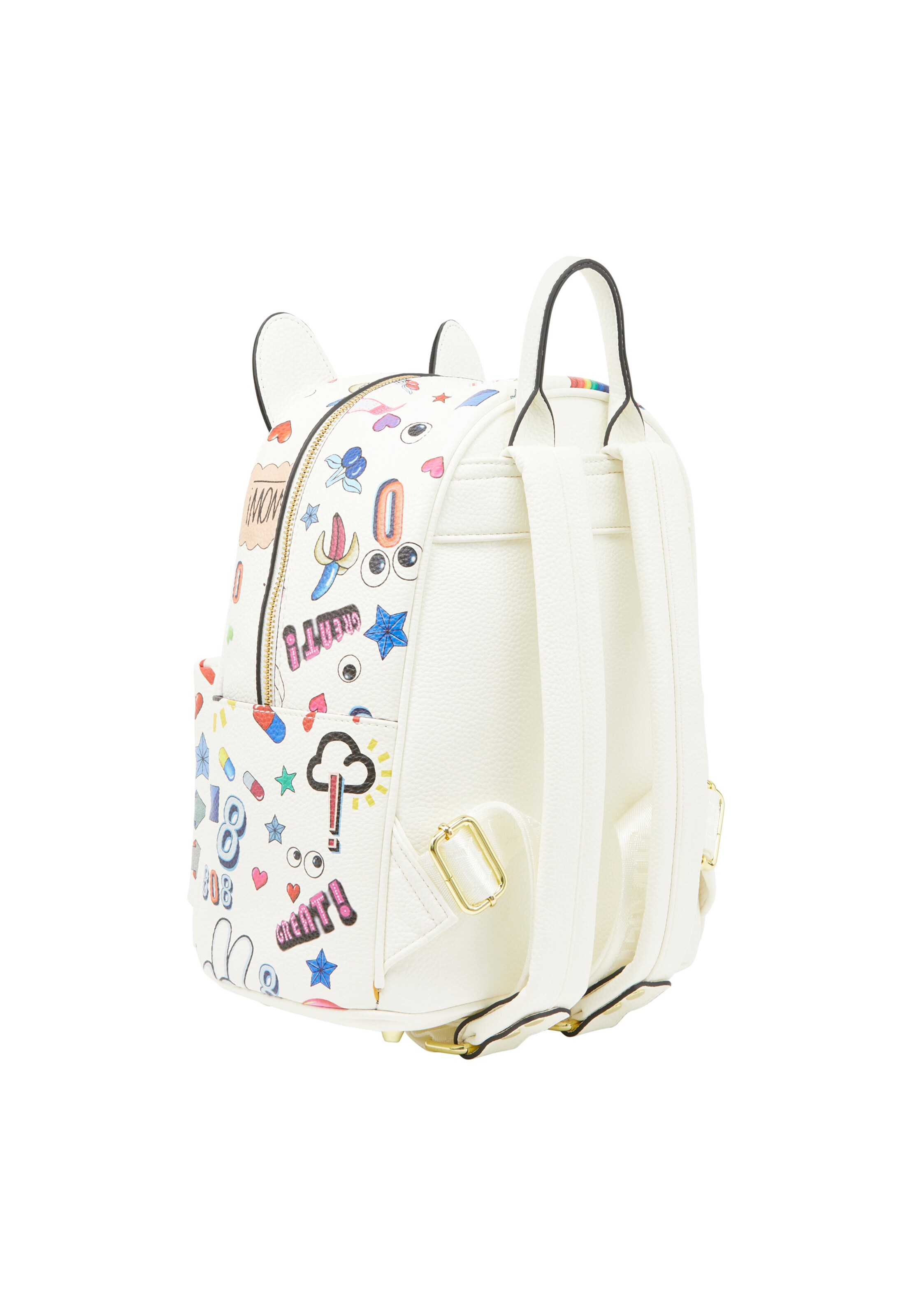 MYMO Рюкзак 'Pop Eyetheme' в Белый