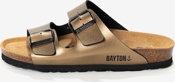 Bayton - Zapatos abiertos 'Atlas' en bronce: frente