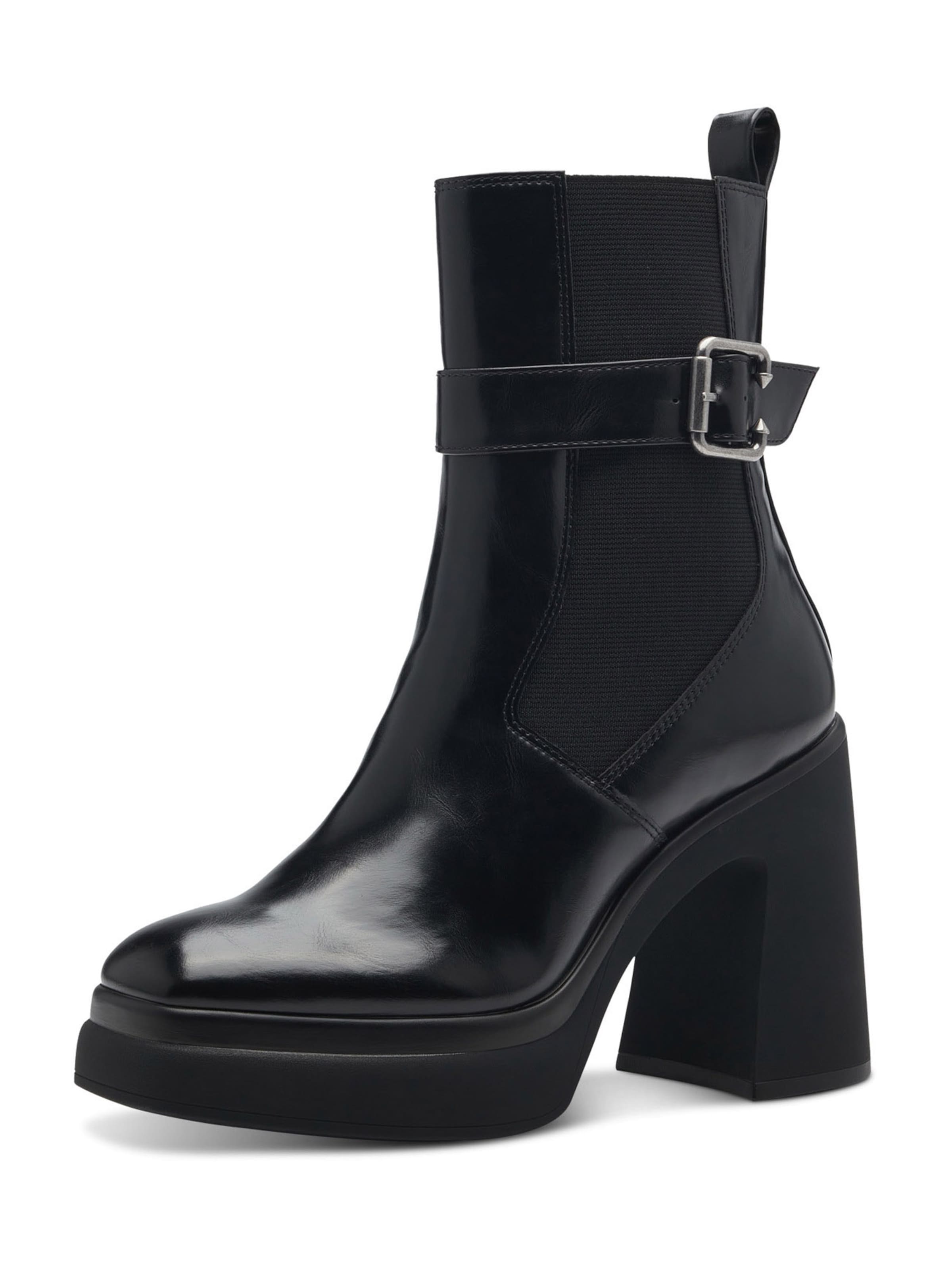 Tamaris Stiefelette in Schwarz: Vorderseite