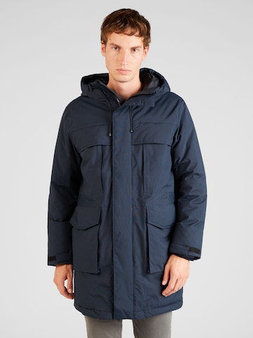 Parka di mezza stagione 'APEX' di KnowledgeCotton Apparel in blu: frontale