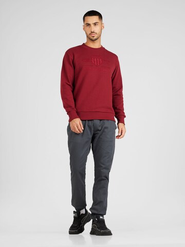 Felpa di GANT in rosso
