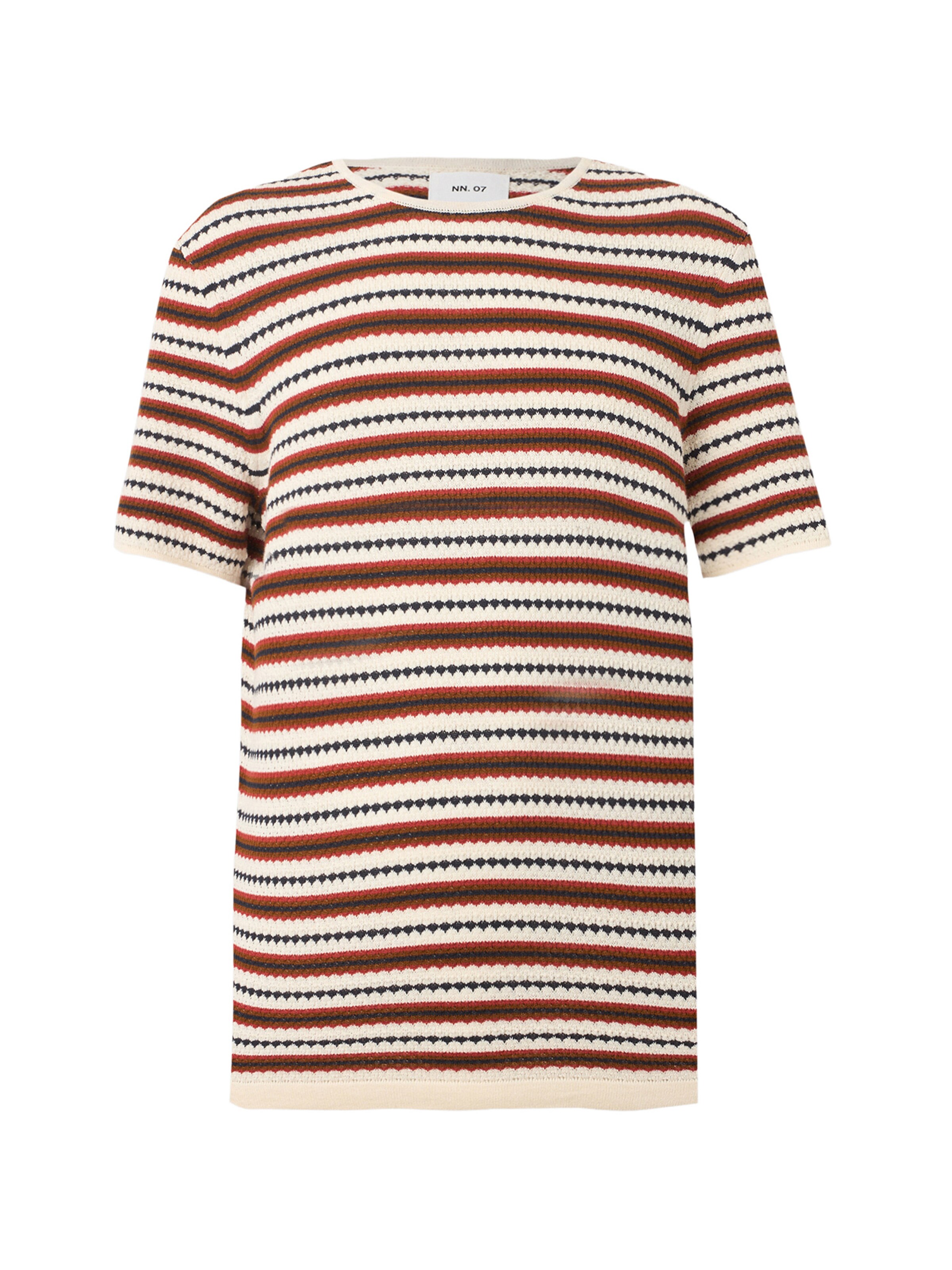 NN07 Sweater 'Bari' in Ivory / Sepia / Black, Item view