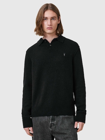 AllSaints - Jersey en negro: frente