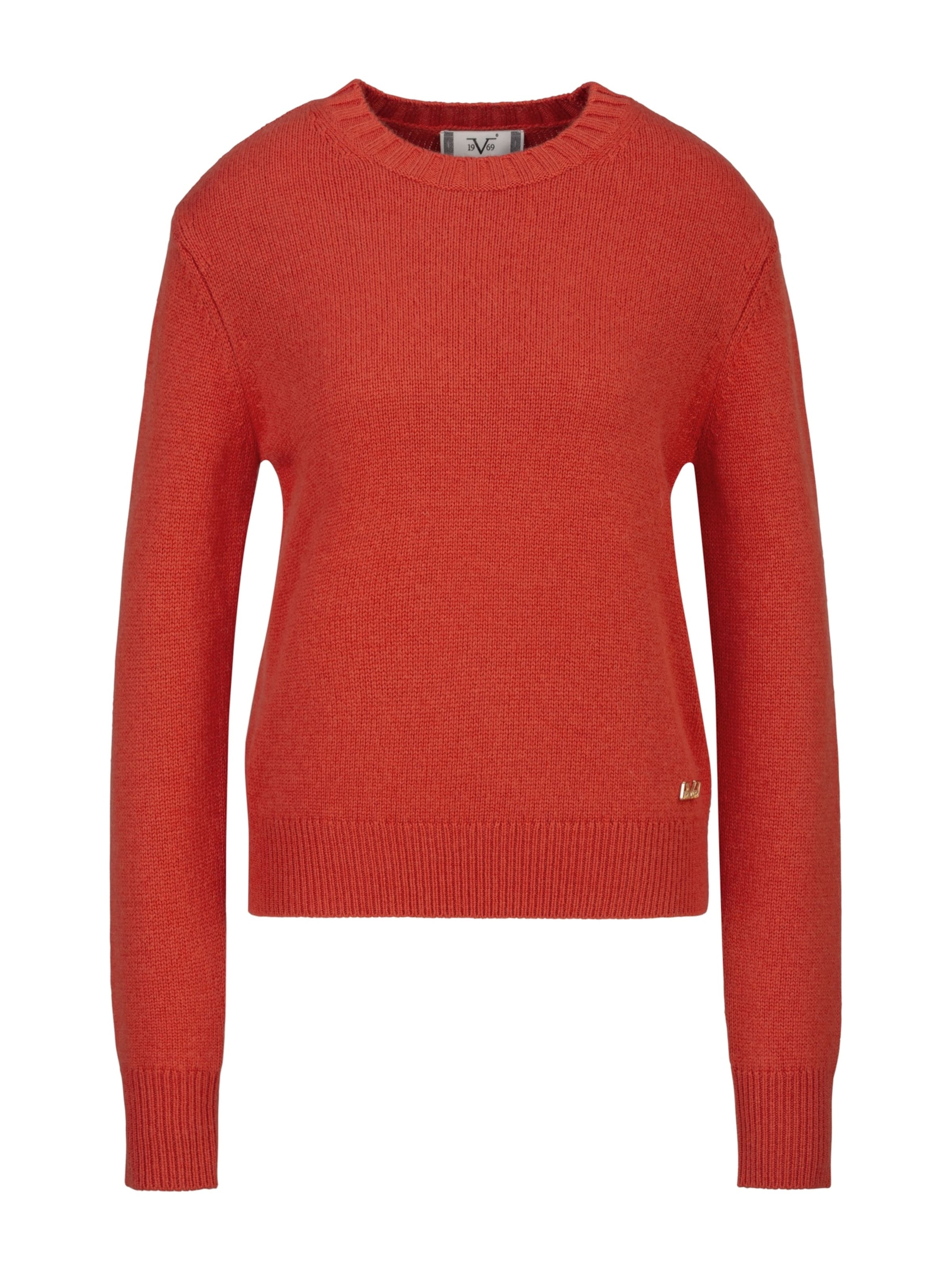 19V69 ITALIA Pullover 'Losa' in Orange: Vorderseite