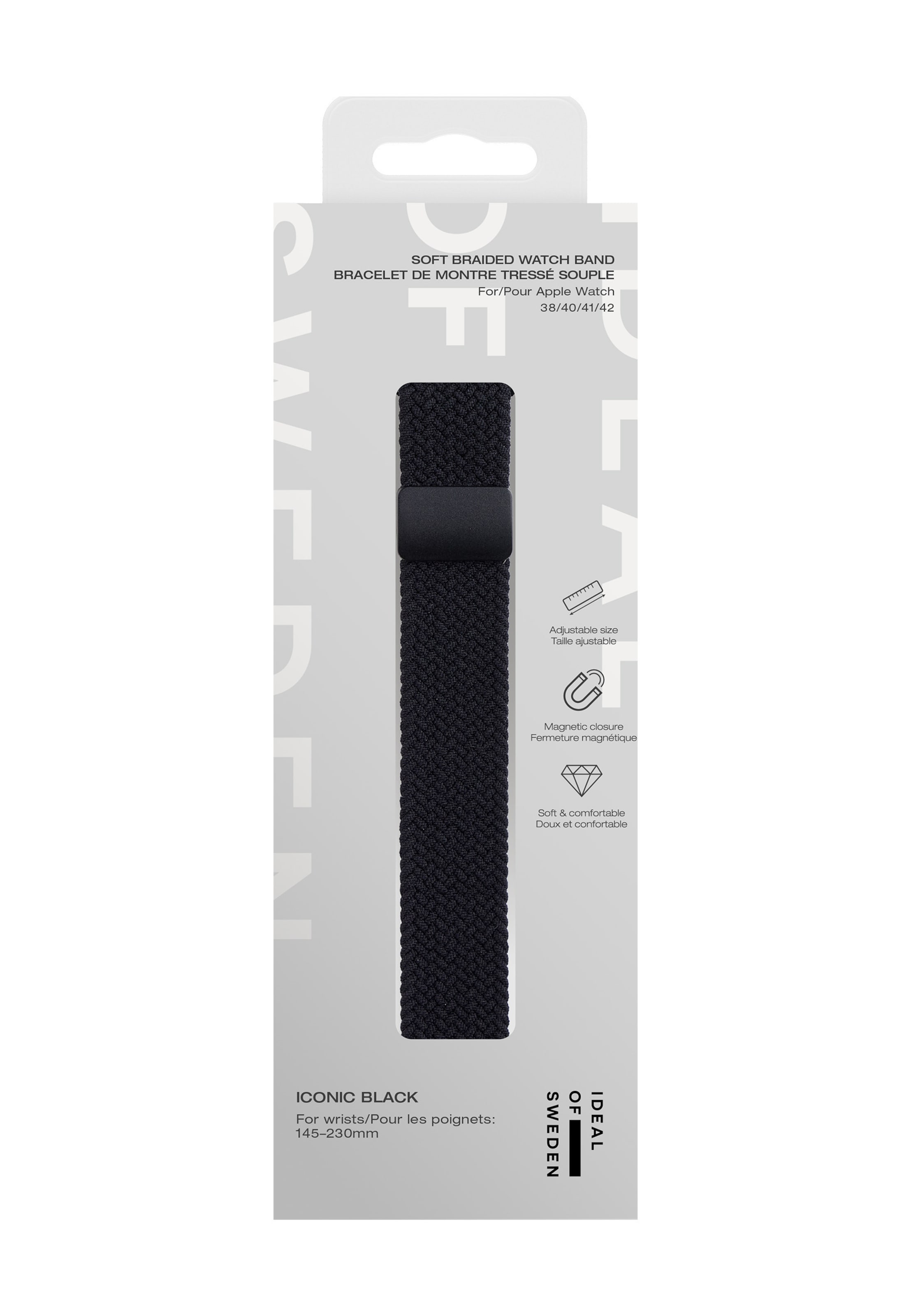 iDeal of Sweden Digitální hodinky 'Apple Watch 38/40/41/42 MM' – černá