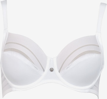 Lisca T-shirt Bra 'Alegra' in White: front