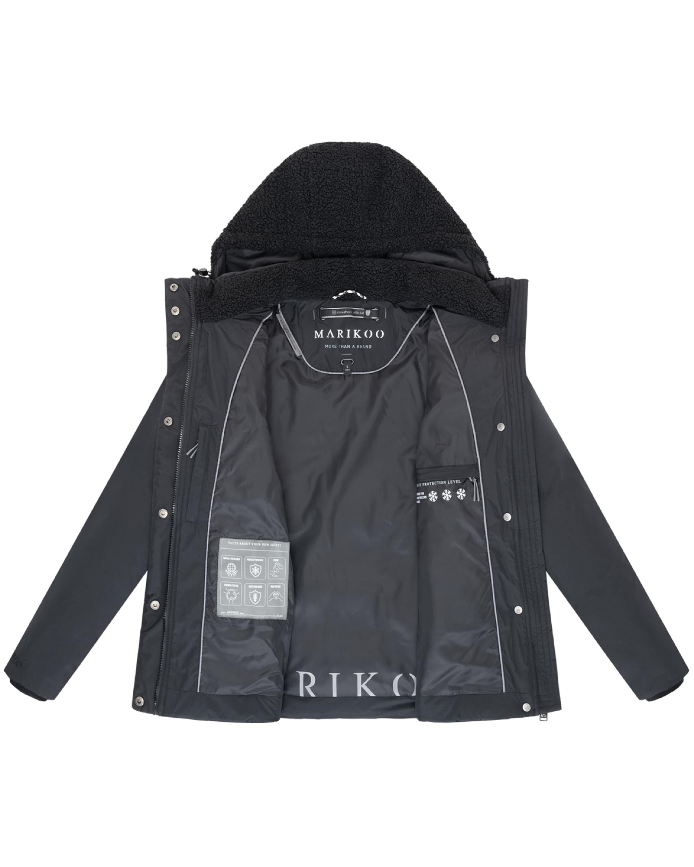 MARIKOO Χειμερινό μπουφάν 'Sheeta 16' σε μαύρο