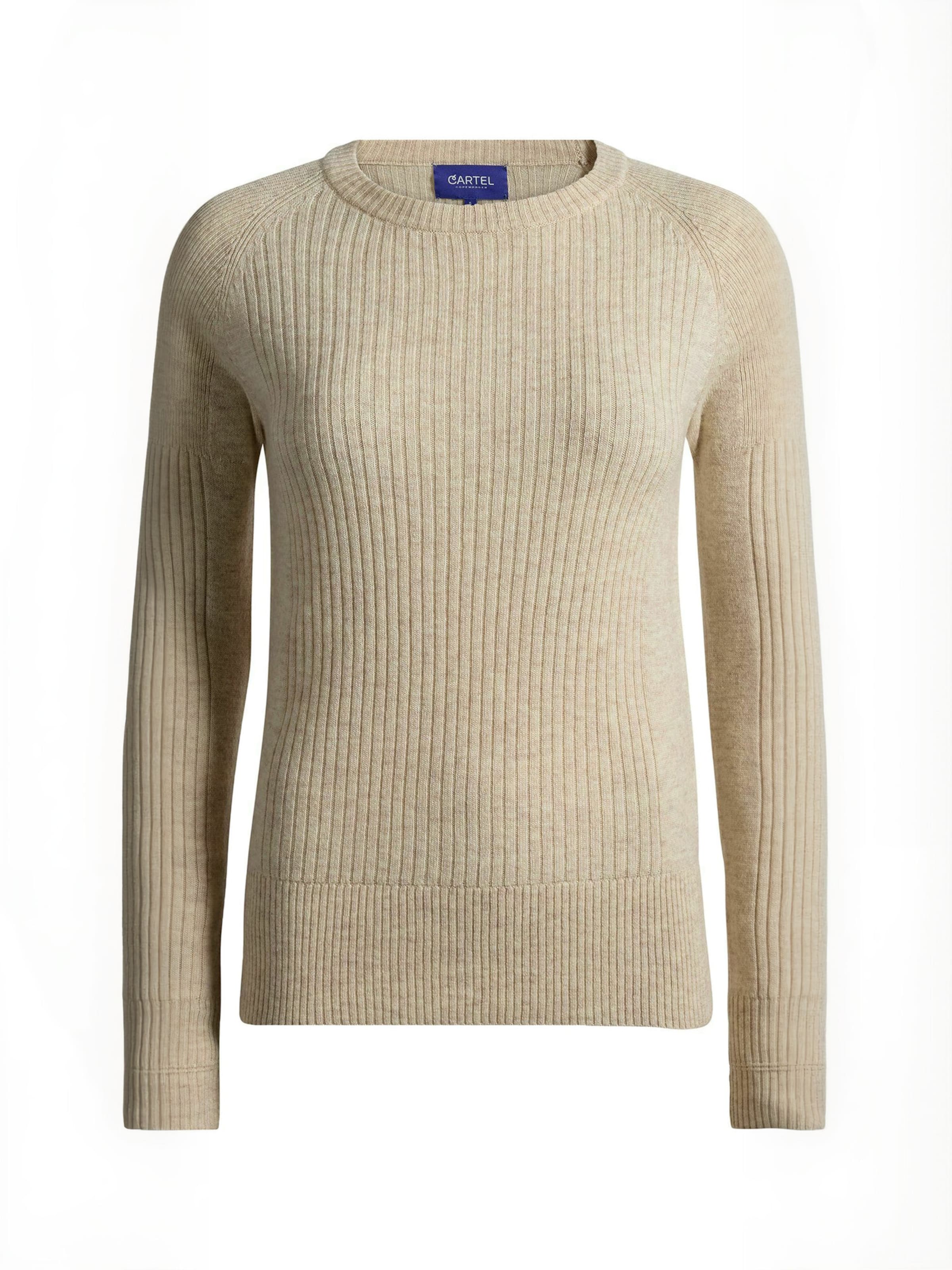Pull-over ' Aveline ' Copenhagen Cartel en beige : devant