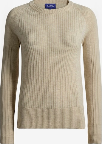 Pull-over ' Aveline ' Copenhagen Cartel en beige : devant