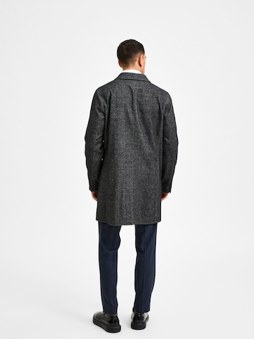 SELECTED HOMME Between-seasons coat 'Hagen' in Grey