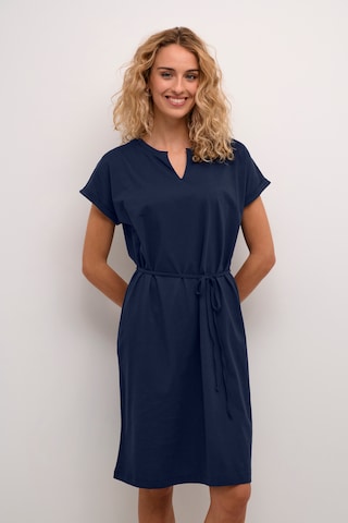 Robe 'Ova' Cream en bleu : devant
