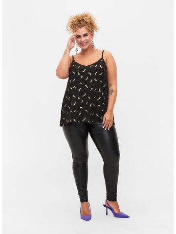 Zizzi Top 'MKOURTNEY' in Schwarz