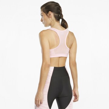 PUMA Bustier Biustonosz sportowy w kolorze różowy