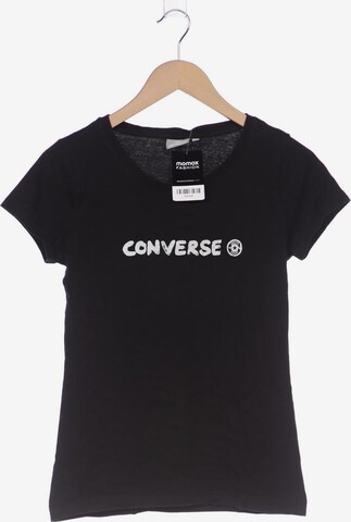 CONVERSE T-Shirt M in Schwarz: predná strana