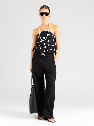 PINKO Barrel Pants 'LEXY' in Black