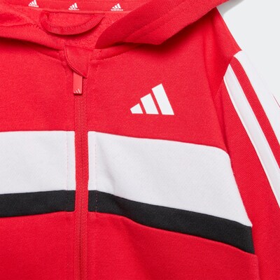 ADIDAS SPORTSWEAR Træningsdragt i 98 i knaldrød / sort / hvid, Produktvisning
