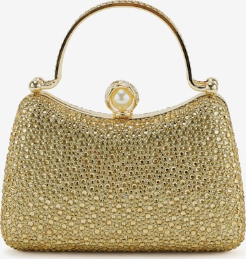 HARPA Clutch 'ORALEI' in Gold: front
