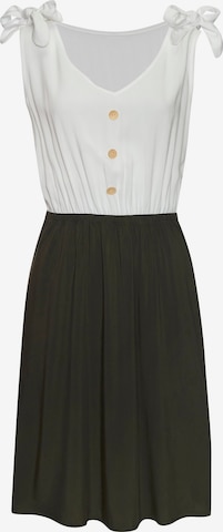 LASCANA - Vestido de verano en beige: frente