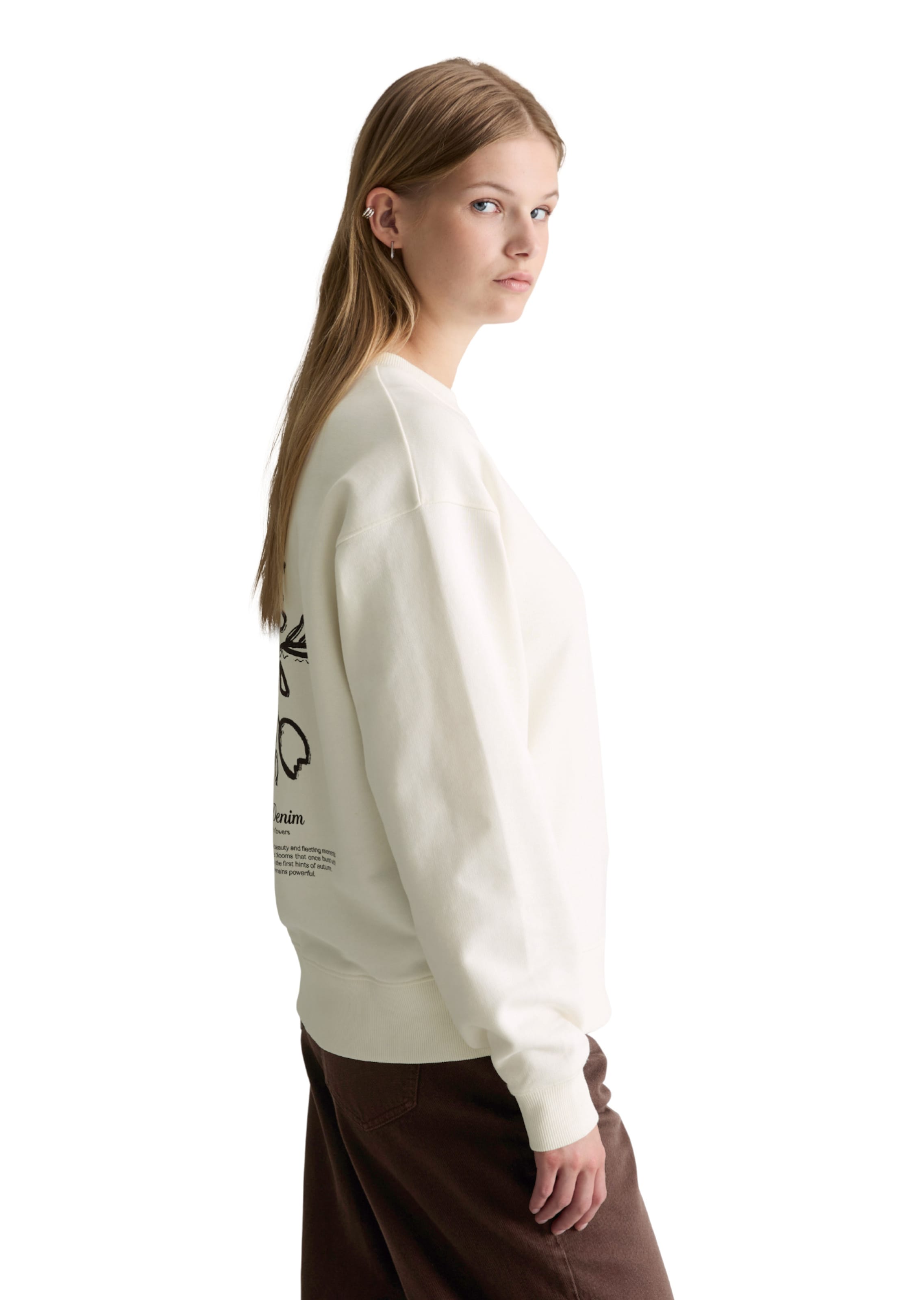 Marc O'Polo DENIM Sweatshirt in Weiß