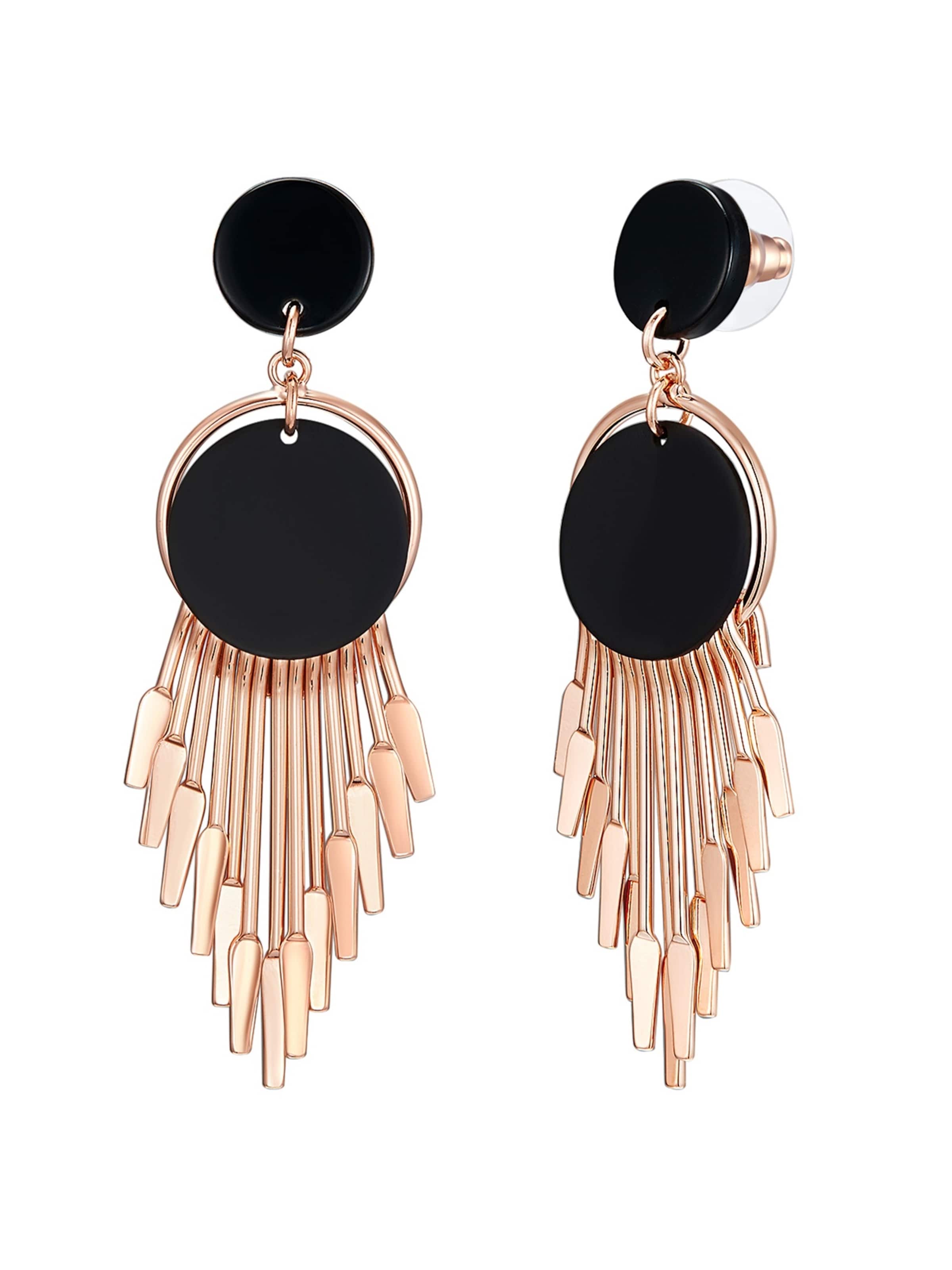 Lulu & Jane Oorbellen in Goud: voorkant