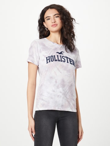 HOLLISTER - Camisa em roxo: frente