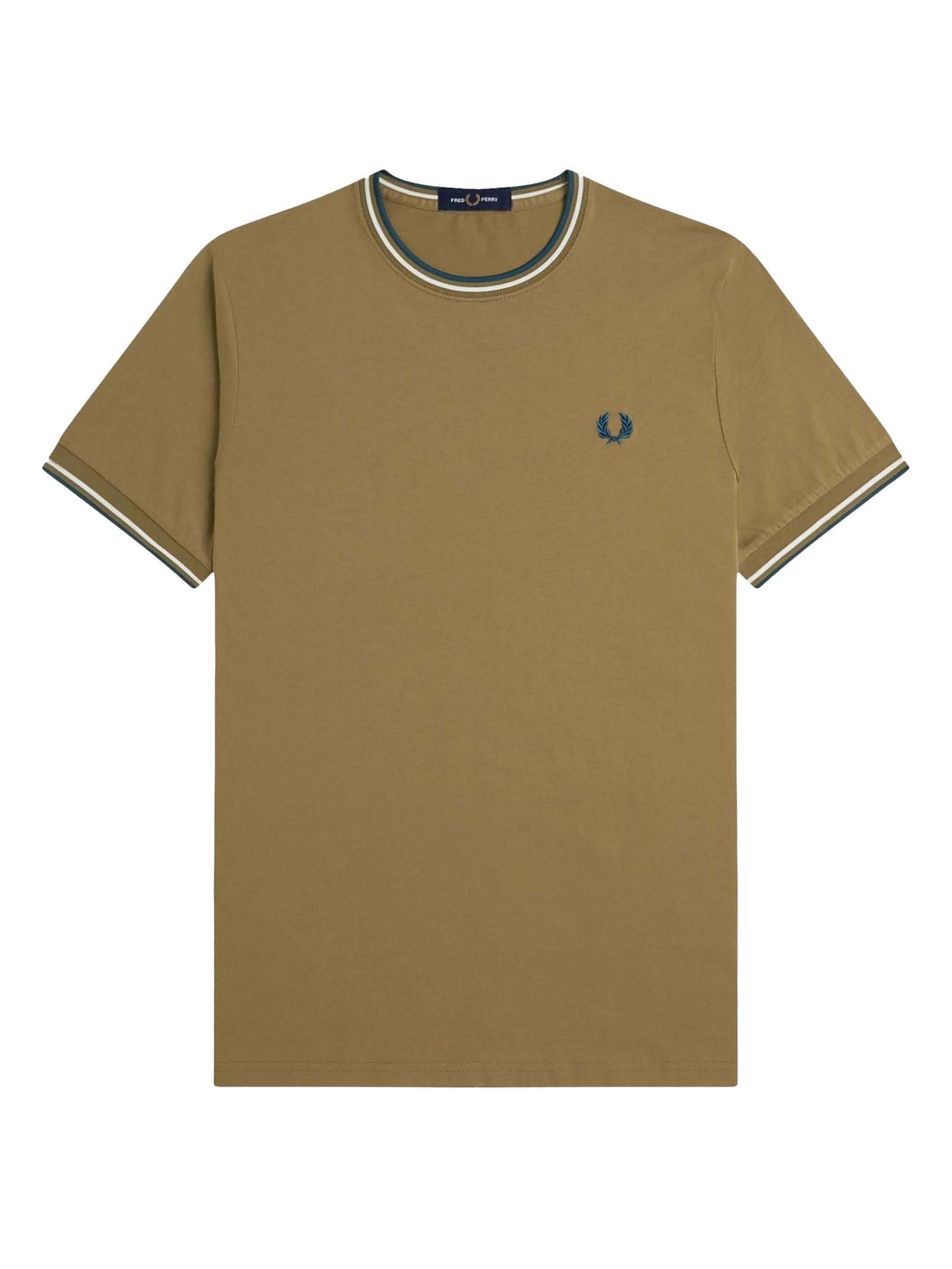 Fred Perry Shirt in Brown: front