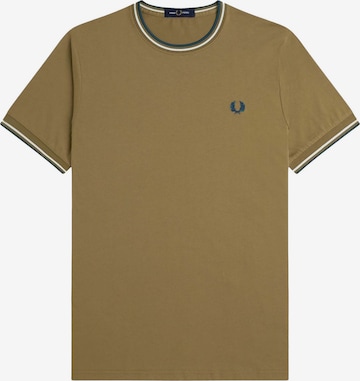 Fred Perry Shirt in Brown: front