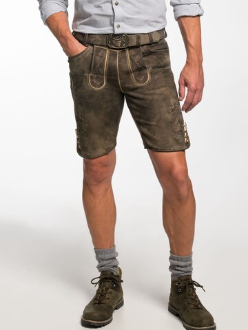 SPIETH & WENSKY Regular Klederdracht broek 'Everest' in Bruin: voorkant