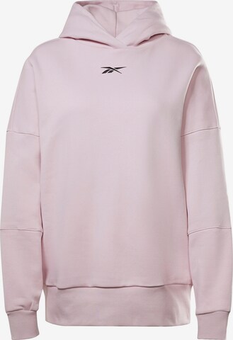 Reebok Athletic Sweatshirt in Pink: front