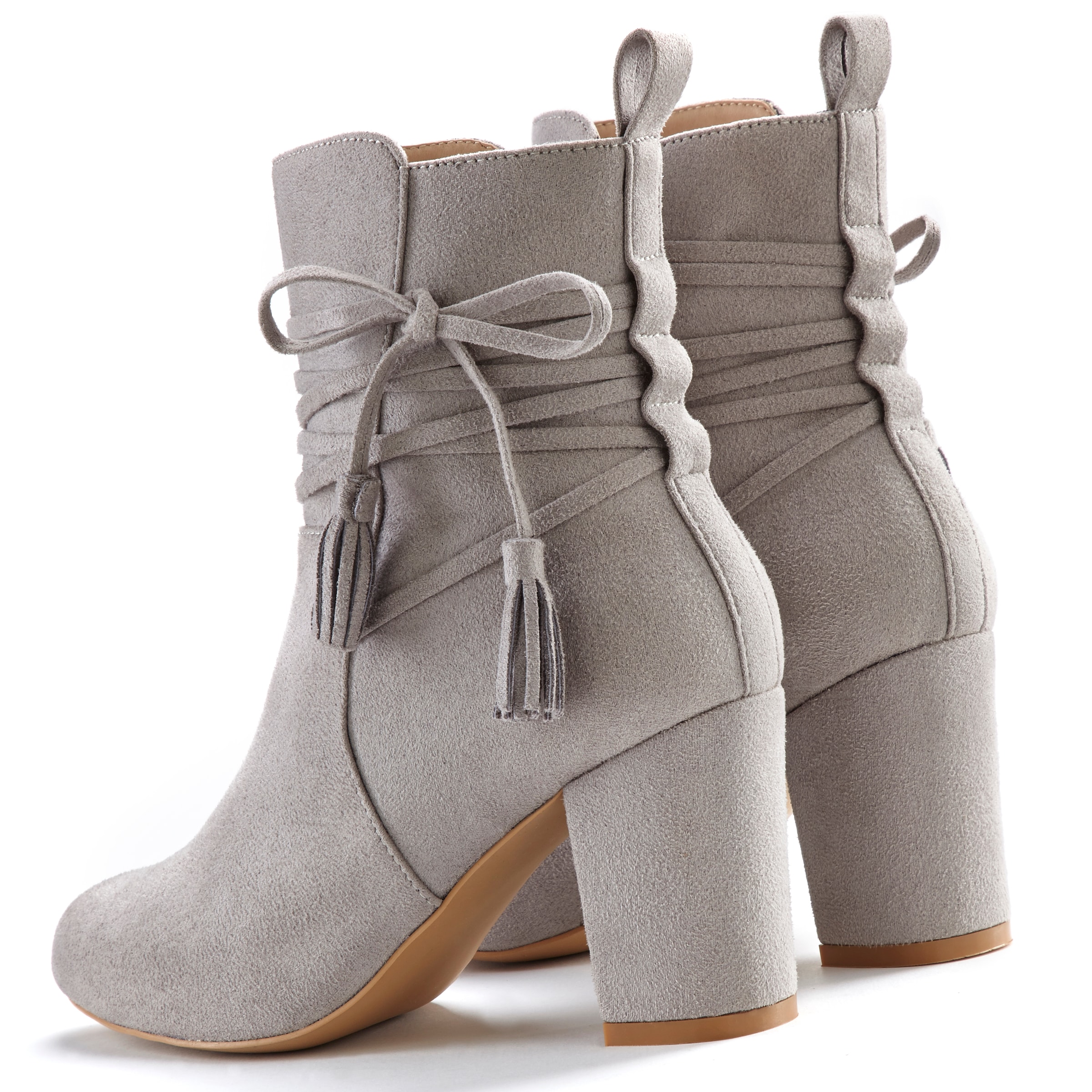 LASCANA Rövid szárú csizmák - szürke