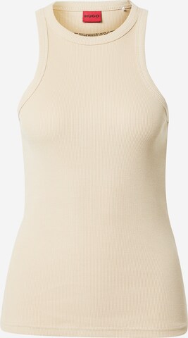 HUGO Top 'Classic' in Beige: predná strana