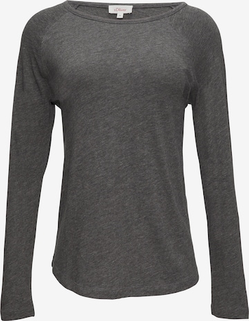s.Oliver Shirt in Grey: front