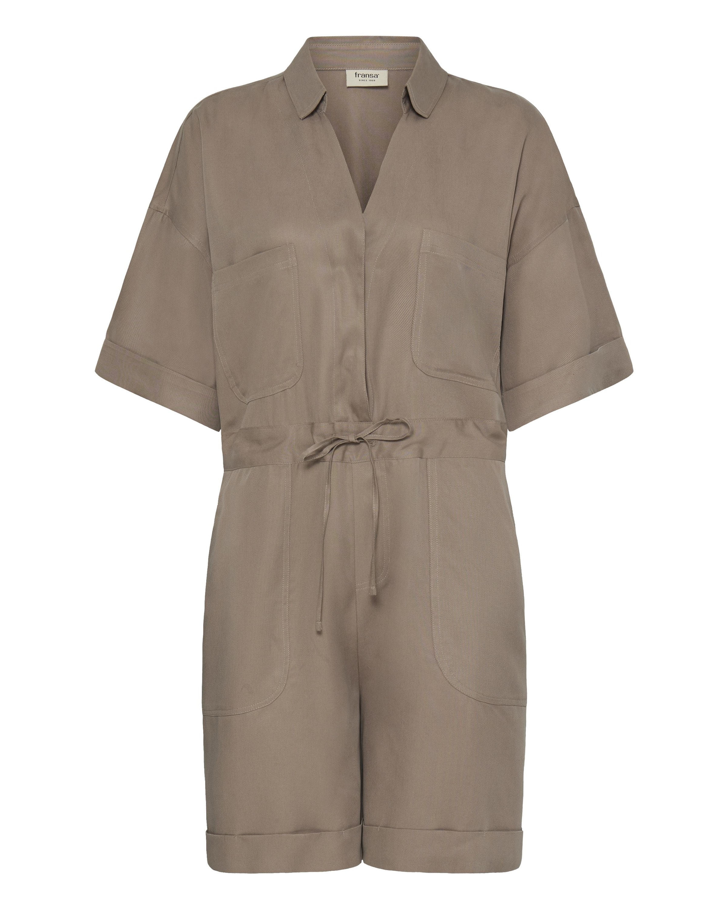 Fransa Jumpsuit 'FRPosy' in Beige: Vorderseite