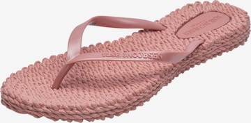 ILSE JACOBSEN T-Bar Sandals 'CHEERFUL02' in Pink: front
