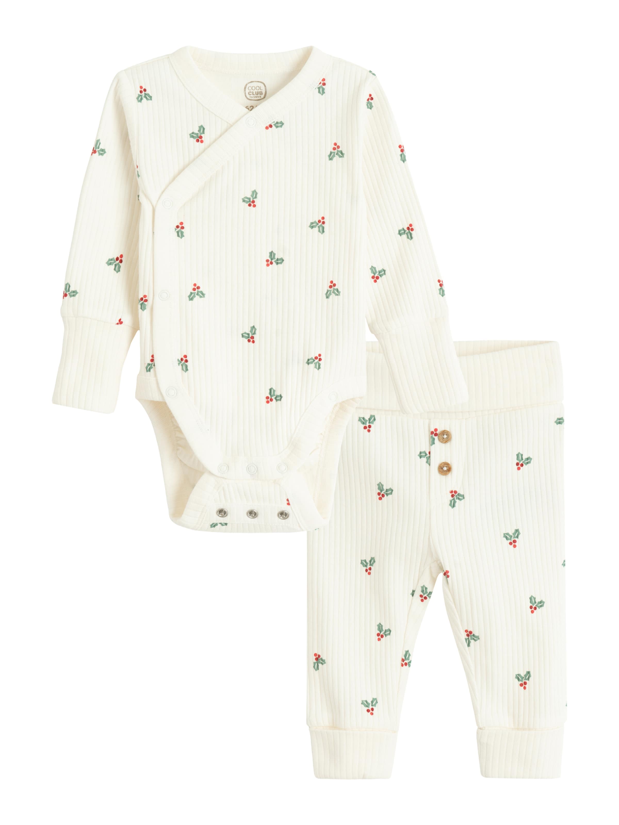 Cool Club Overall 'CLOTHING SET' i vit: framsida