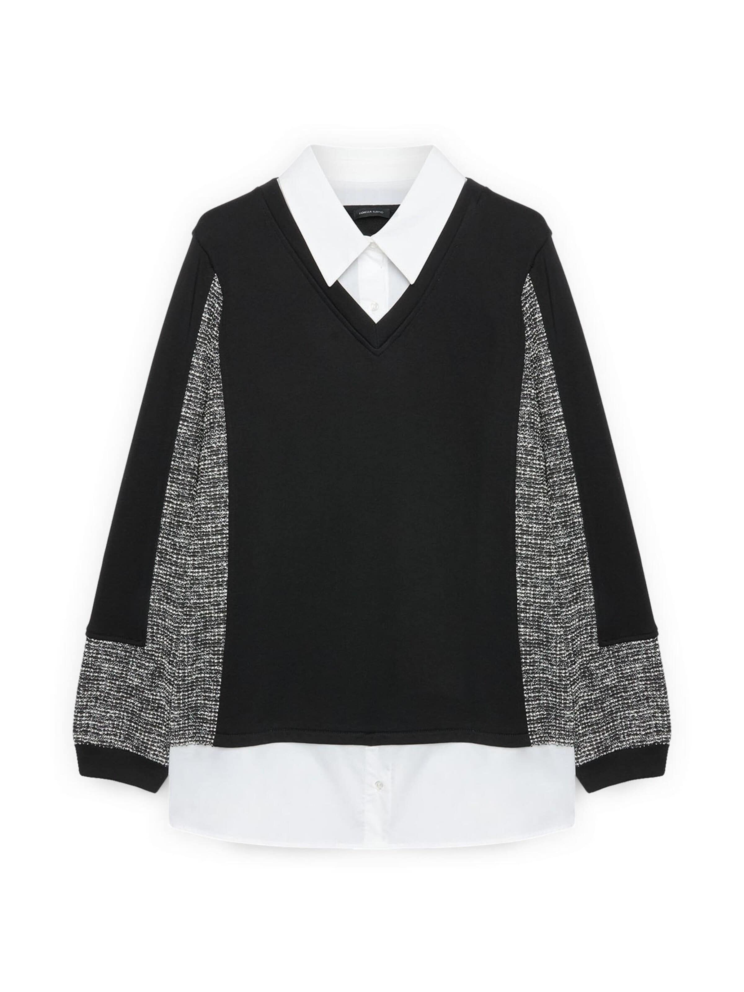 Pullover di Fiorella Rubino in nero: frontale