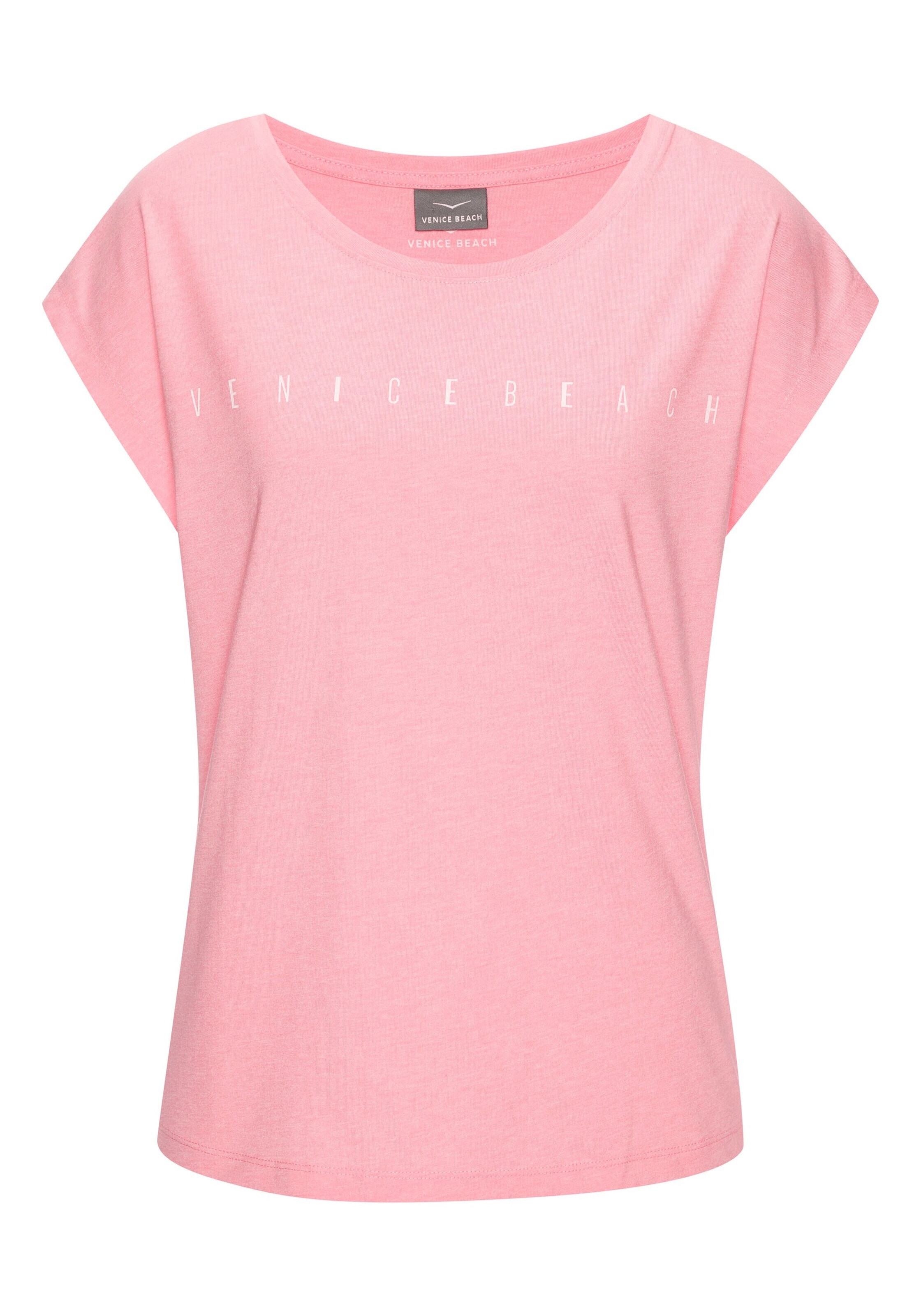 T-shirt VENICE BEACH en rose : devant