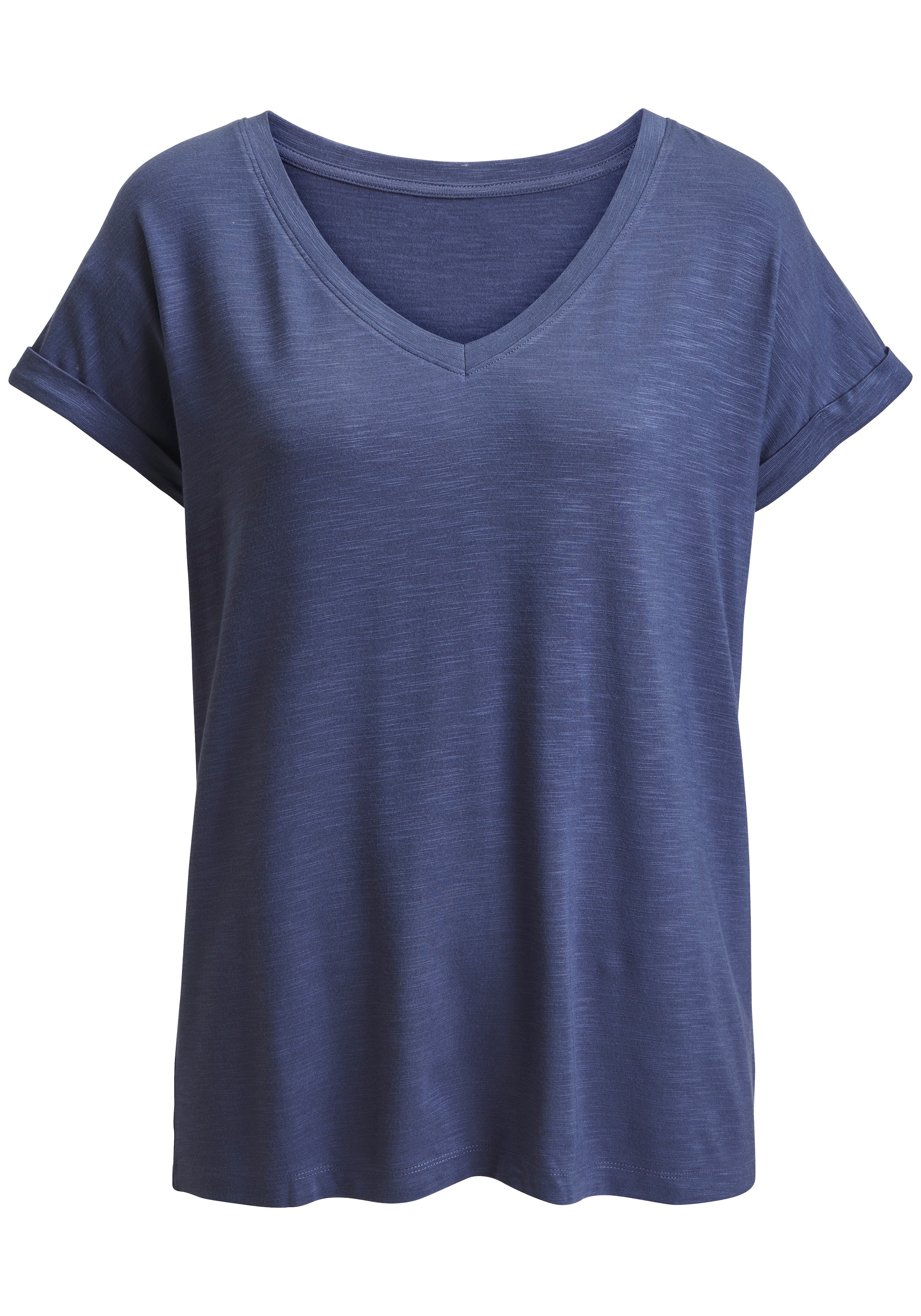 BEACH TIME T-Shirt in Blau: Vorderseite