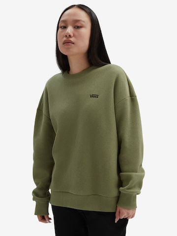 Sweat-shirt VANS en vert : devant